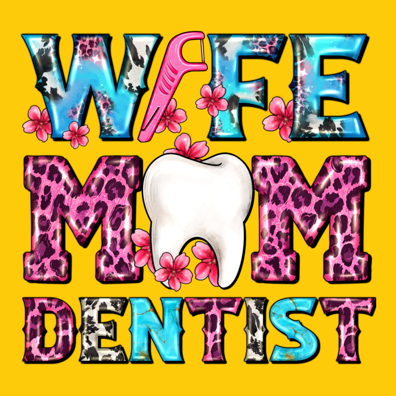 Wife Mom Dentist With Tooth And Floss Premium Hoodie by AdoDesignShop | Teevron