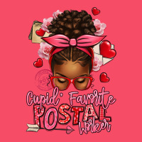 Cupid's Favorite Postal Worker Afro Messy Bun Premium Sweatshirt | Teevron