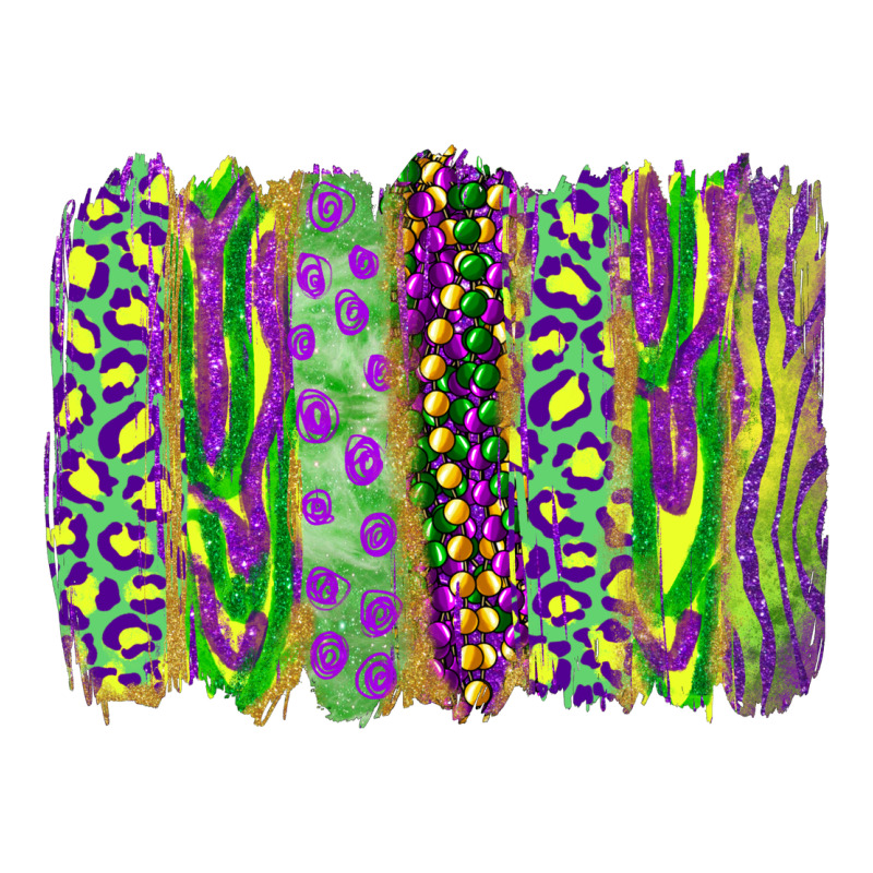Mardi Gras Brush Stroke Heavyweight Hoodie by RanaPortraitStore | Teevron