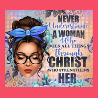 Never Underestimate A Woman Who Does All Things Th Premium Sweatshirt | Teevron