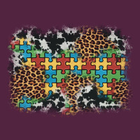 Autism Awareness Leopard Cowhide Background Urban Hoodie | Teevron