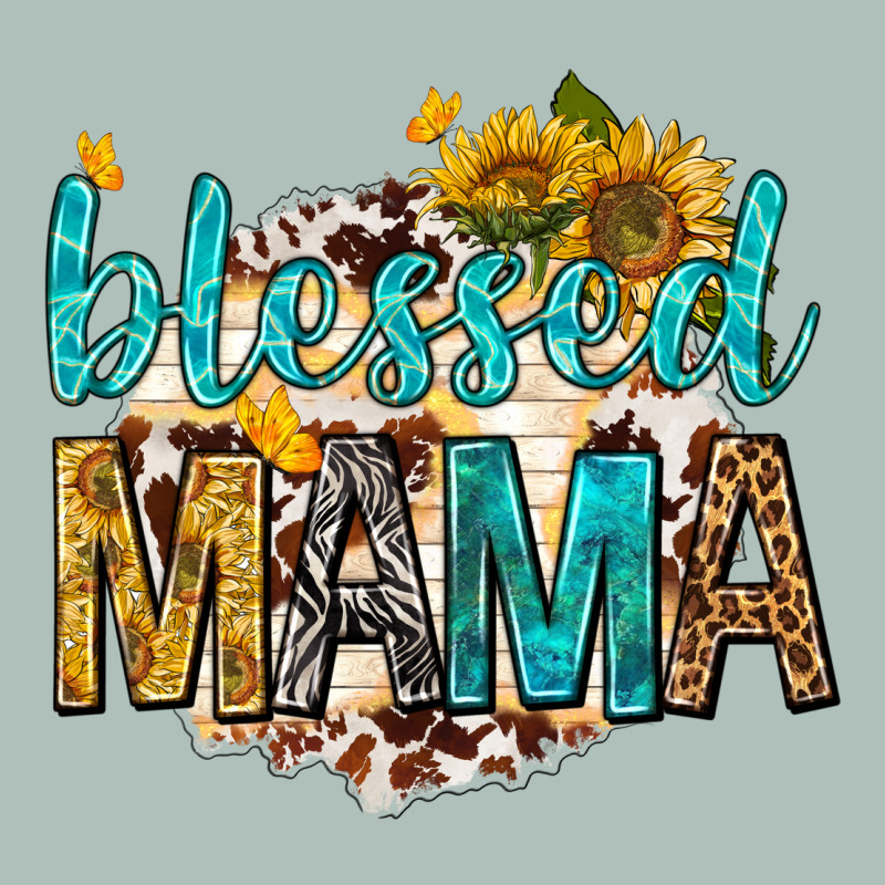 Blessed Mama With Sunflowers Heavyweight Hoodie by texasbilliewilder | Teevron