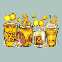 Childhood Cancer Coffee Cups Premium Sweatshirt | Teevron