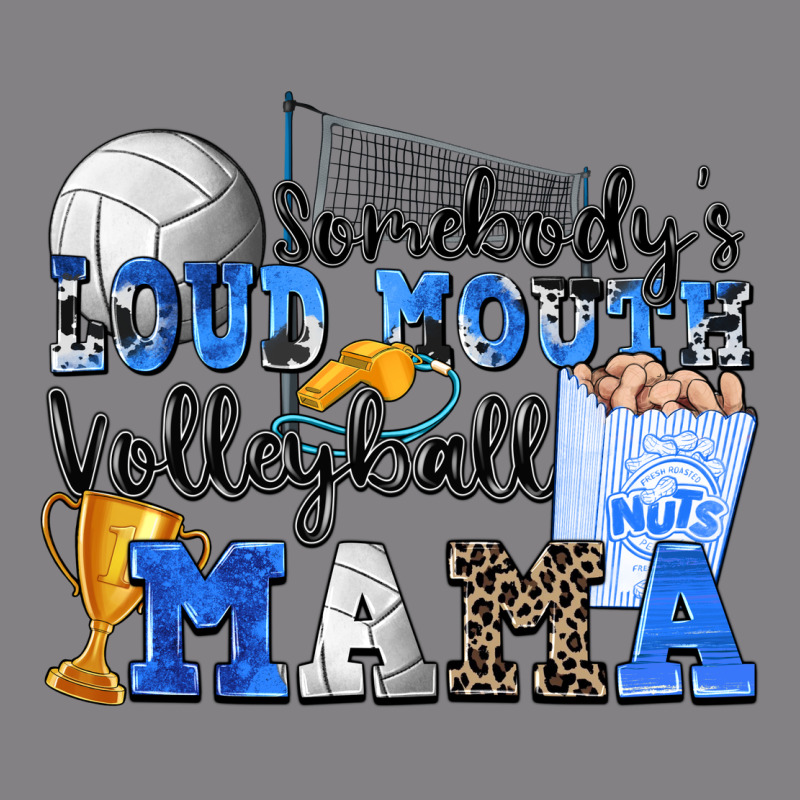 Somebody's Loud Mouth Volleyball Mama Heavyweight Hoodie by Zillion Design Studio | Teevron