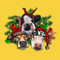 Christmas Cows With Tree Premium Sweatshirt | Teevron