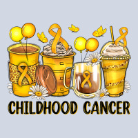 Childhood Cancer Coffee Cups Premium Sweatshirt | Teevron
