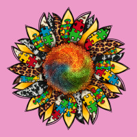 Autism Awareness Cowhide Leopard Sunflower Urban Hoodie | Teevron