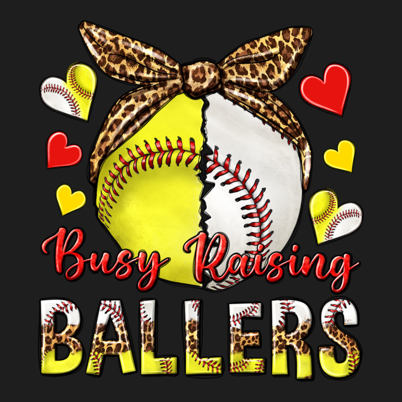 Busy Raising Ballers With Baseball And Softball Heavyweight Hoodie by texasbilliewilder | Teevron