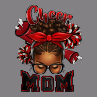 Cheer Mom Afro Messy Bun Heavyweight Hoodie | Teevron