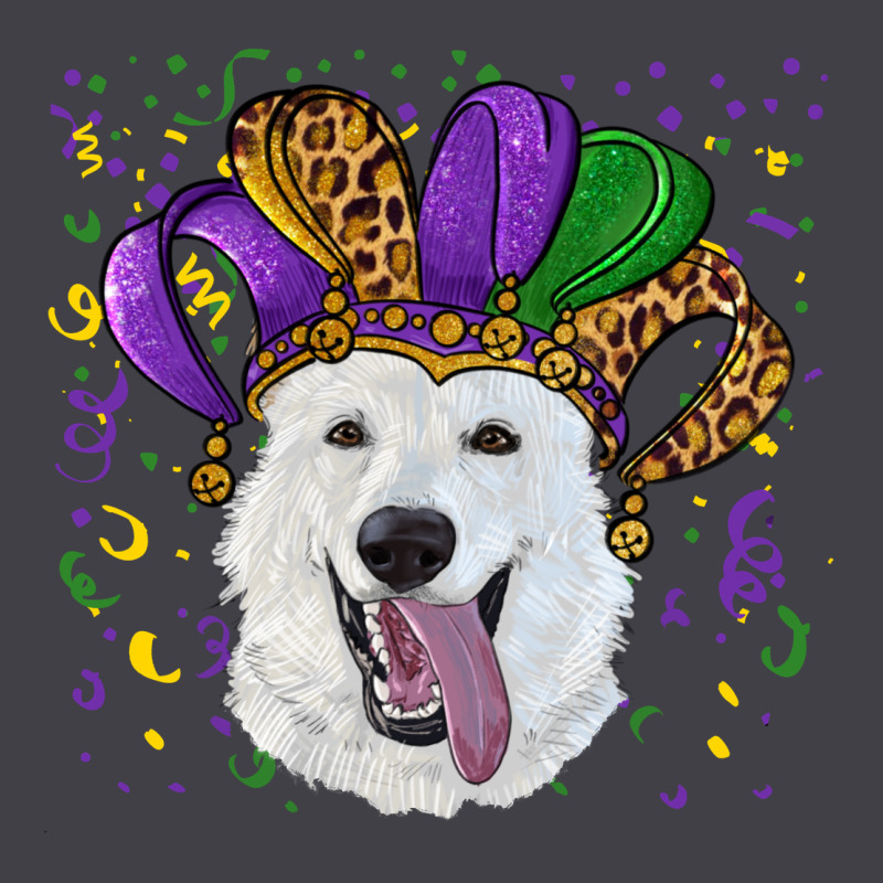 Mardi Gras Hat  White Shepherd Heavyweight Hoodie by RanaPortraitStore | Teevron