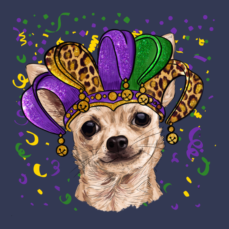 Mardi Gras Hat Chihuahua Heavyweight Hoodie by RanaPortraitStore | Teevron