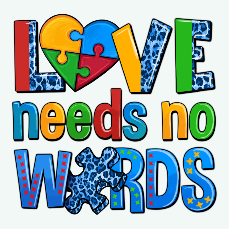 Love Needs No Words Autism Premium Hoodie by AdoDesignShop | Teevron