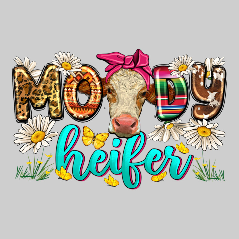 Moody Heifer Premium Sweatshirt by Zillion Design Studio | Teevron