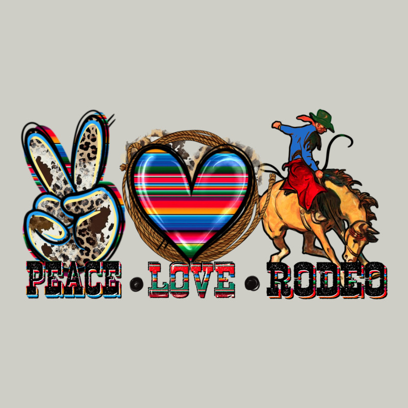 Peace Love Rodeo Heavyweight Hoodie by Zillion Design Studio | Teevron