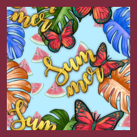 Summer And Leaf Seamless Pattern Premium Hoodie | Teevron