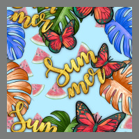Summer And Leaf Seamless Pattern Premium Hoodie | Teevron