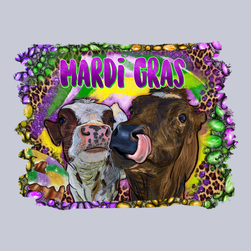 Mardi Gras Heifers Heavyweight Hoodie by RanaPortraitStore | Teevron