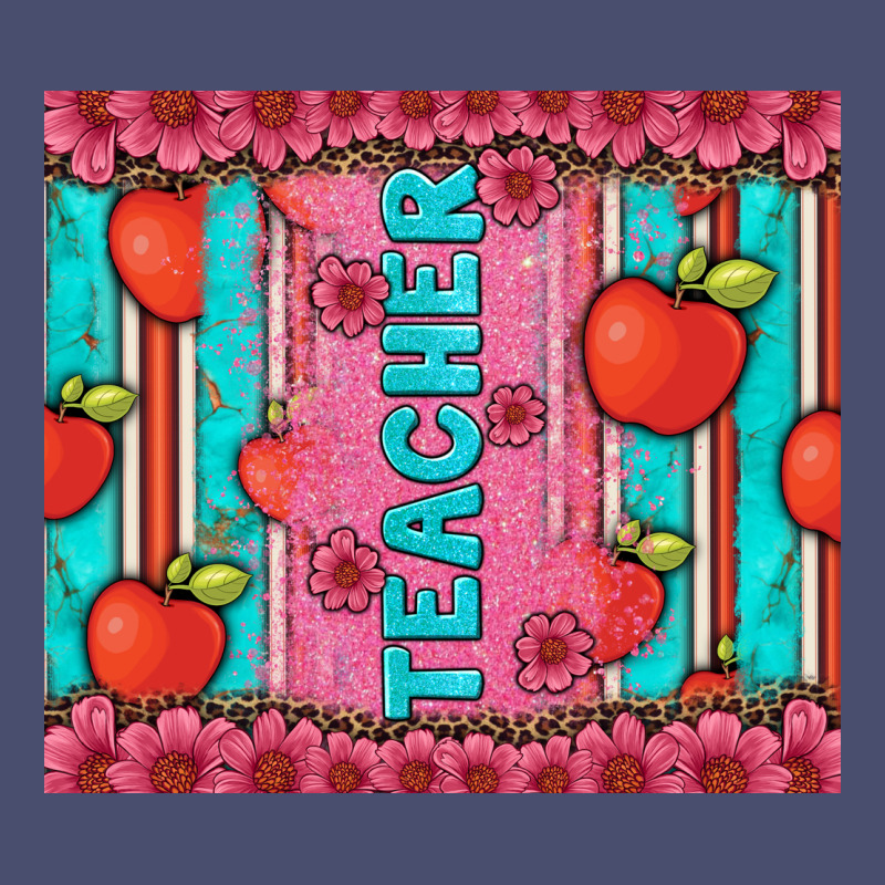 Teacher With  Flower Glitter And Serape Leopard Vintage Tee by Artiststas | Teevron