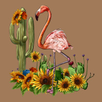 Flamingo With Cactus And Sunflowers Classic Tee | Teevron