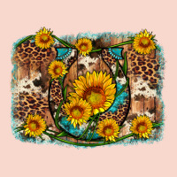 Sunflower Gemstone Leopard Cowhide Horseshoe Background Urban Hoodie | Teevron