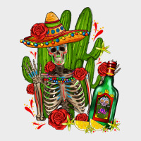 Skeleton With Sombrero And Tequila Urban Hoodie | Teevron