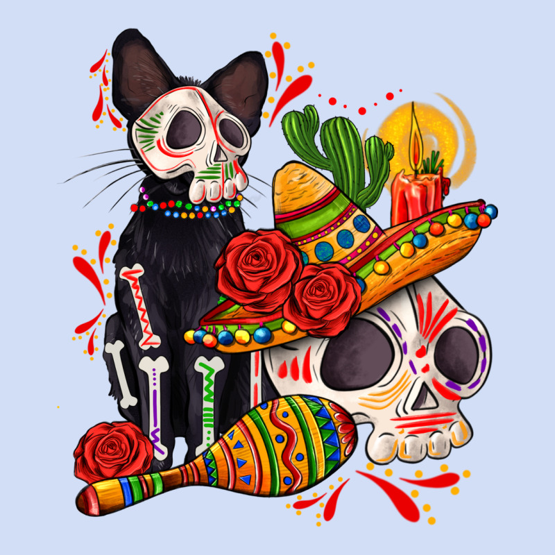 Mexican Dead Day With Skeleton Cat Urban Hoodie by AdoDesignShop | Teevron