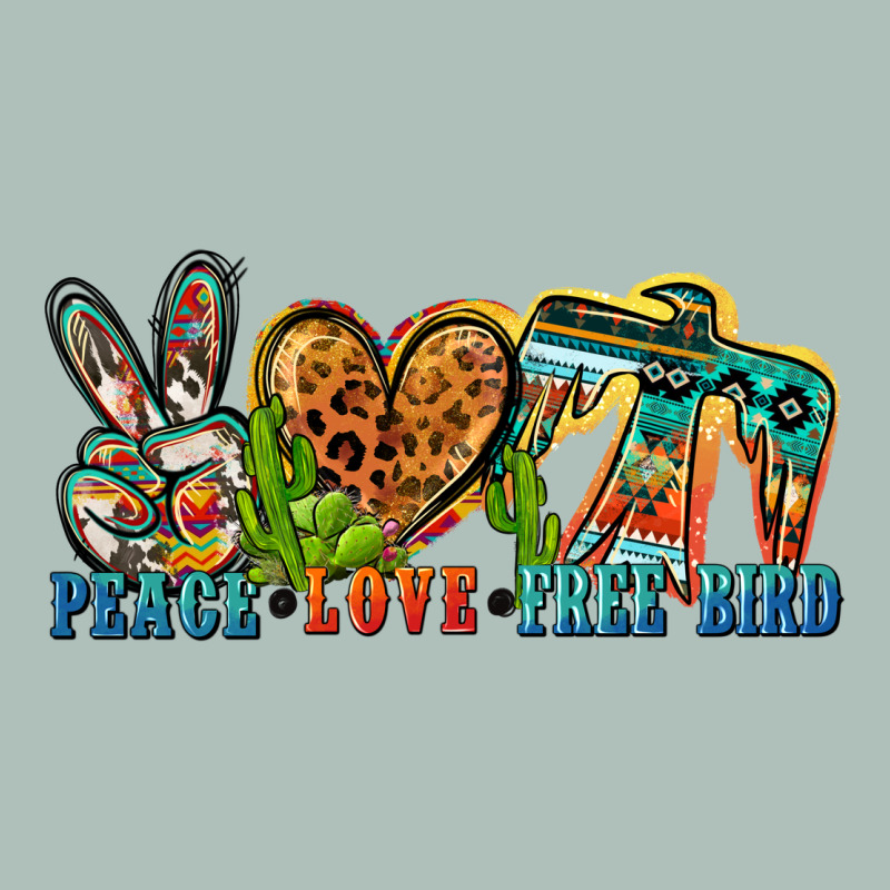 Peace Love Free Bird Heavyweight Hoodie by Zillion Design Studio | Teevron