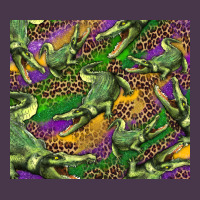Mardi Gras Louisiana Crocodile Leopard Heavyweight Hoodie | Teevron