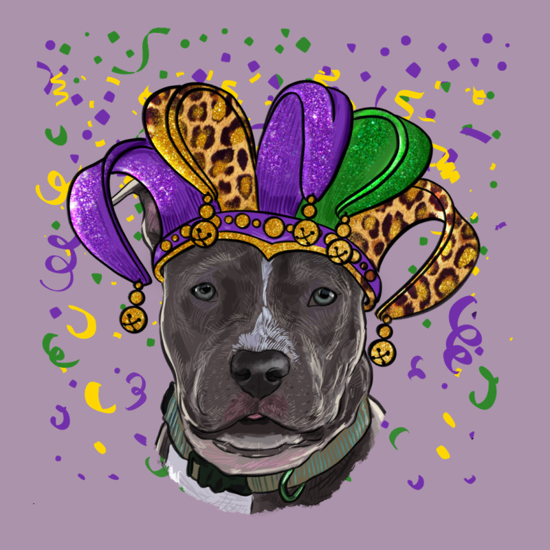 Mardi Gras Pitbull With Hat Heavyweight Hoodie by RanaPortraitStore | Teevron