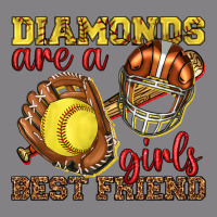 Diamonds Are A Girls Best Friend Softball Heavyweight Hoodie | Teevron