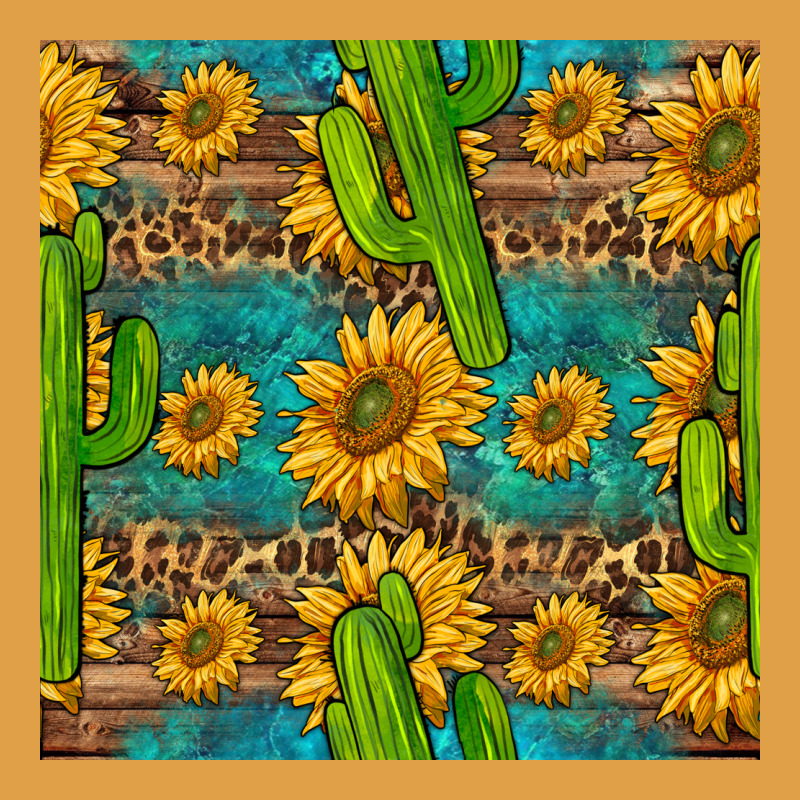 Sunflower And Cactus Seamless Pattern Premium Hoodie by BundleAndBundleShop | Teevron