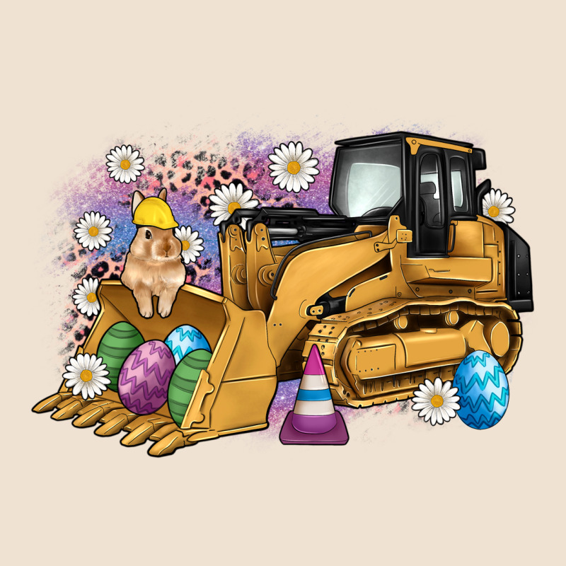 Easter Bulldozer Bunny Egg Leopard Urban Hoodie by Artiststas | Teevron