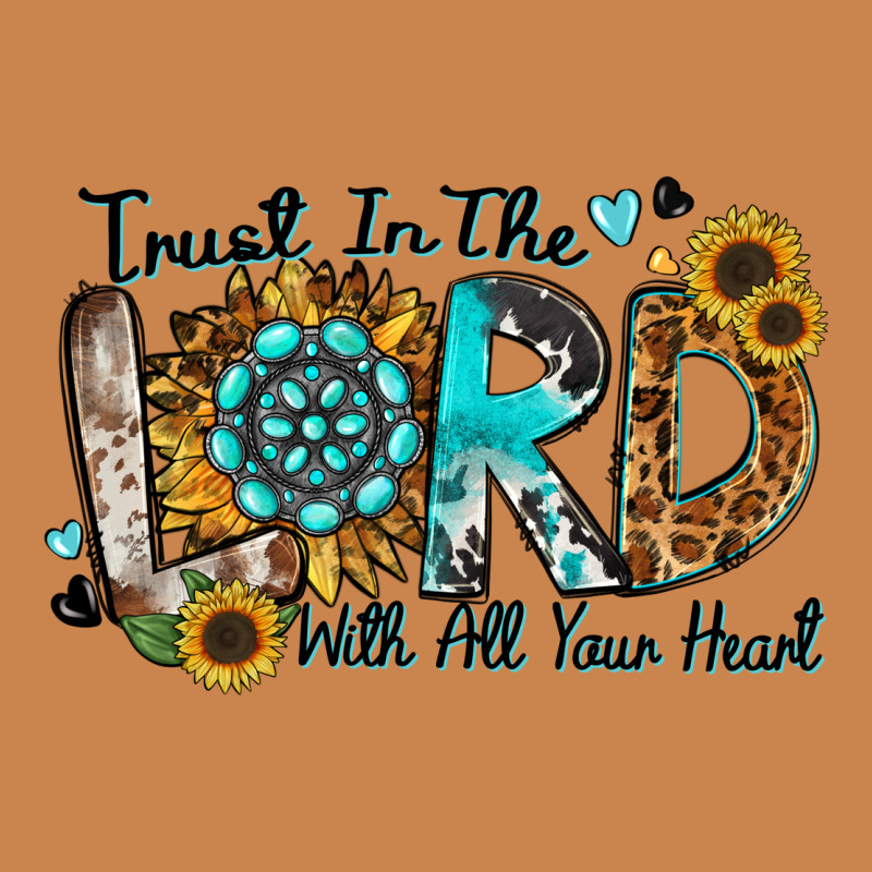 Trust In The Lord With All Your Heart Heavyweight Hoodie by Zillion Design Studio | Teevron