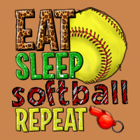 Eat Sleep Softball Repeat Heavyweight Hoodie | Teevron