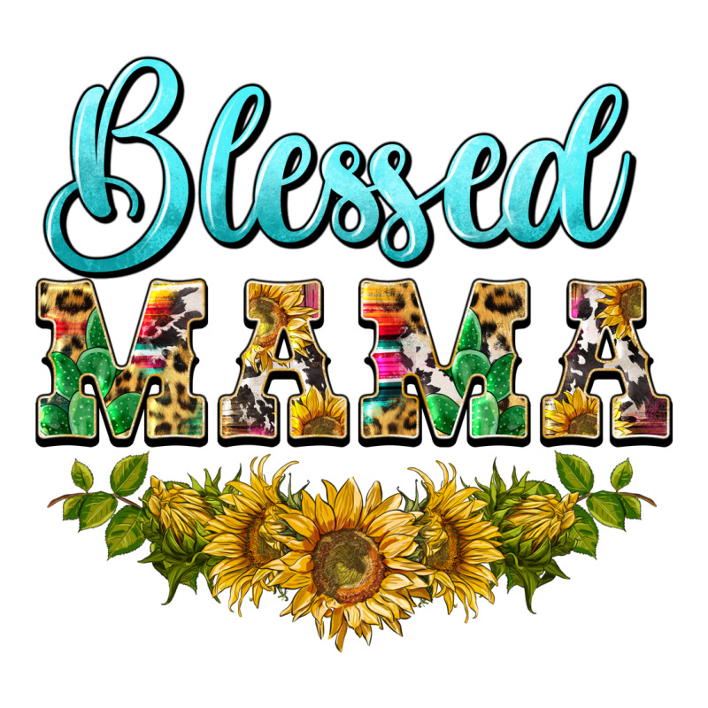 Blessed Mama Long Sleeve Tee by BarkalooDesign | Teevron