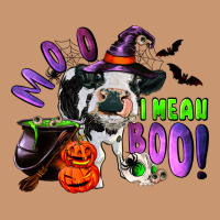 Moo I Mean Boo Baby Cow Heavyweight Hoodie | Teevron