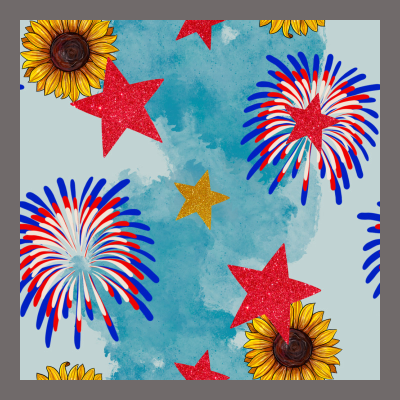 Patriotic Fireworks And Sunflower Urban Hoodie by BundleAndBundleShop | Teevron