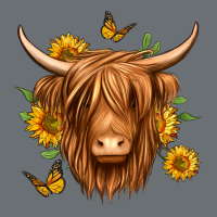 Sunflowers Long Haired Cow Premium Hoodie | Teevron