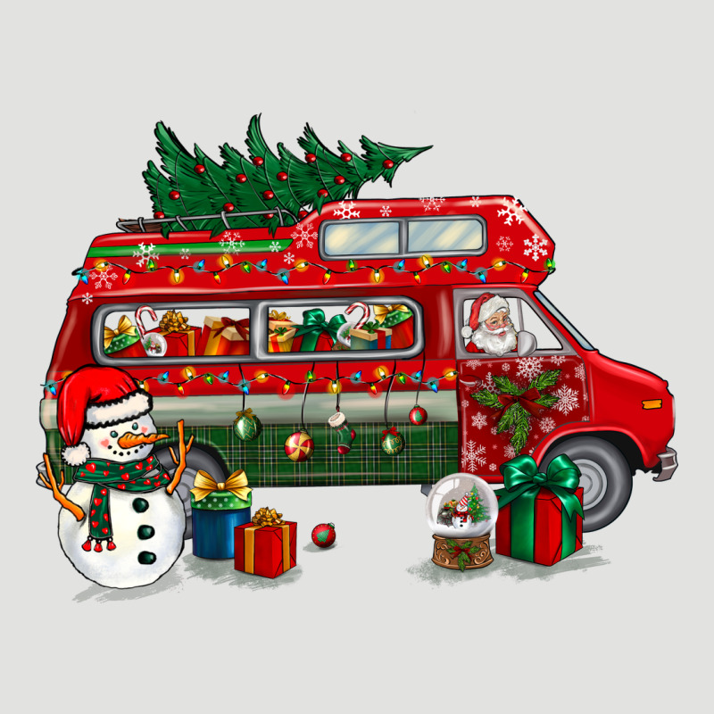 Christmas Santa Claus With Retro Van Classic Tee by BundleAndBundleShop | Teevron
