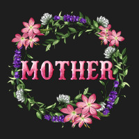 Mother With Floral Wreath Heavyweight Hoodie | Teevron