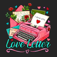 Love Letter With Typewriter Premium Hoodie | Teevron