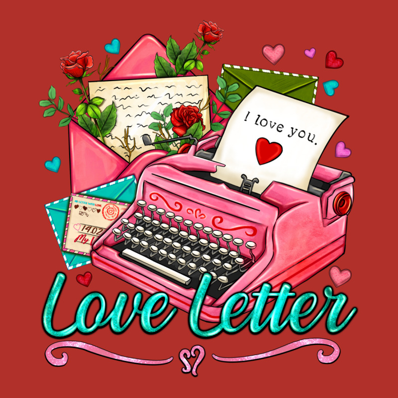Love Letter With Typewriter Premium Hoodie by AdoDesignShop | Teevron