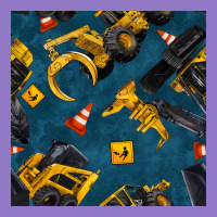 Construction Vehicles Seamless Pattern Urban Hoodie | Teevron