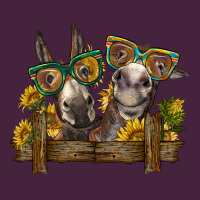 2 Donkeys With Sunflowers Long Sleeve Tee | Teevron