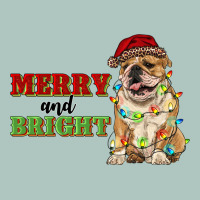 Merry And Bright English Bulldog Premium Sweatshirt | Teevron