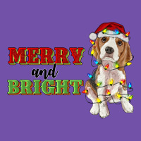 Merry And Bright Beagle Premium Sweatshirt | Teevron