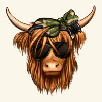 Camouflage Long Haired Cow Premium Hoodie | Teevron