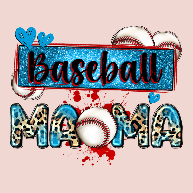 Baseball Mama With Leopard Premium Sweatshirt by Zillion Design Studio | Teevron