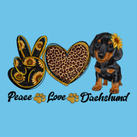 Peace Love Dachshund Premium Sweatshirt | Teevron