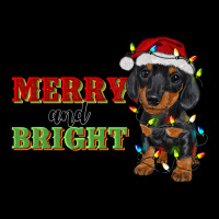 Merry And Bright Dachshund Premium Sweatshirt | Teevron